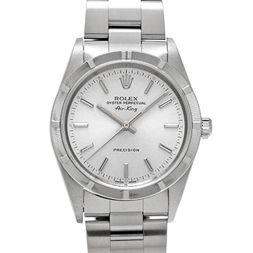 ロレックス エアキング 14010M シルバー メンズ 時計 【中古】【wristwatch】