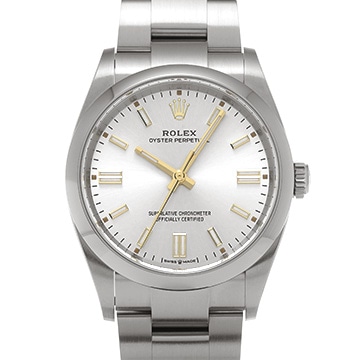 ロレックス オイスターパーペチュアル 36 126000 シルバー メンズ 時計 【中古】【wristwatch】