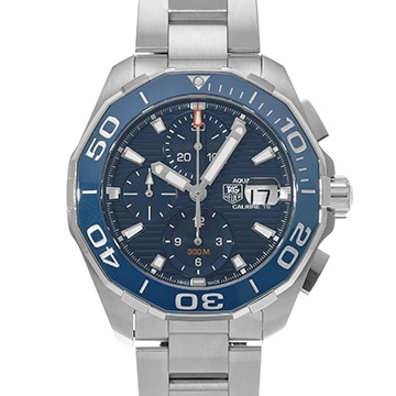 タグ ホイヤー アクアレーサー キャリバー16 クロノグラフ CAY211B.BA0927 ブルー メンズ 時計 【中古】【wristwatch】