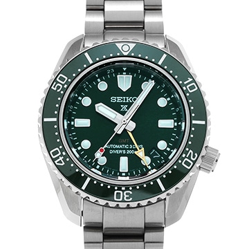 セイコー プロスペックス ダイバースキューバ 1968 メカニカルダイバーズ 現代デザイン GMT SBEJ009 グリーン メンズ 時計 【中古】【wristwatch】