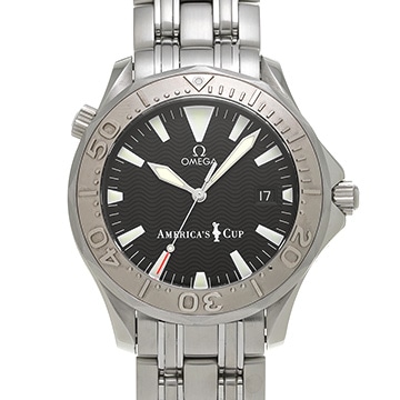 オメガ シーマスター プロフェッショナル 300 アメリカズカップ 2533.50 ブラック メンズ 時計 【中古】【wristwatch】