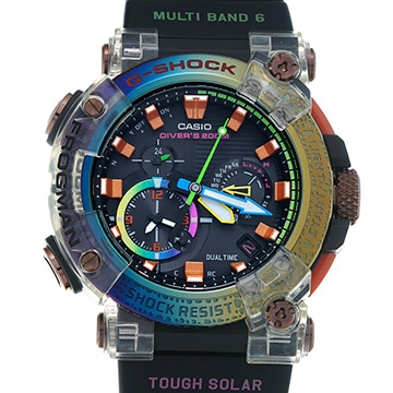 カシオ G-SHOCK フロッグマン ボルネオ・レインボー・トード GWF-A1000BRT-1AJR ブラック メンズ 時計 【中古】【wristwatch】