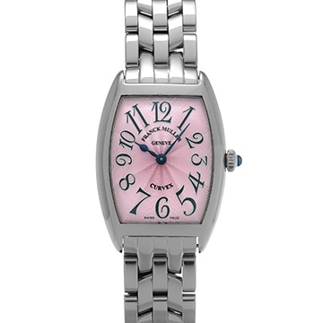 フランクミュラー トノウカーベックス 1752QZ ピンク レディース 時計 【中古】【wristwatch】