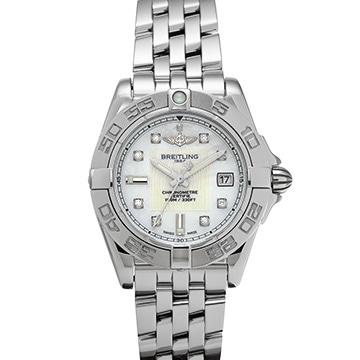 ブライトリング ギャラクティック 32 A71356L2/A708 ホワイトシェル/ダイヤモンド レディース 時計 【中古】【wristwatch】