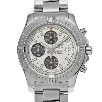 ブライトリング コルト クロノグラフ オートマチック A1338811/G804 シルバー/グレー メンズ 時計 【中古】【wristwatch】