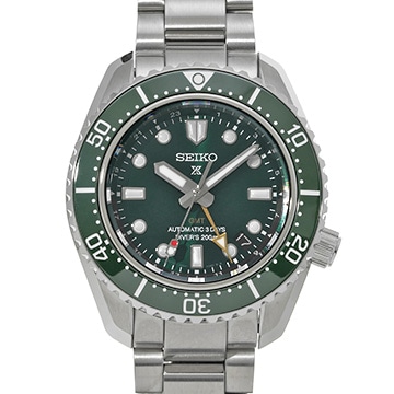 セイコー プロスペックス ダイバースキューバ 1968 メカニカルダイバーズ 現代デザイン GMT SBEJ009 グリーン メンズ 時計 【中古】【wristwatch】