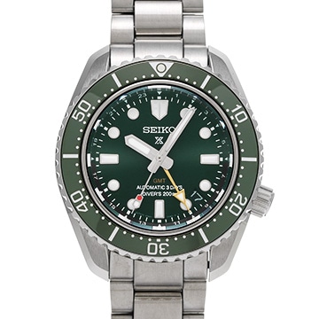 セイコー プロスペックス ダイバースキューバ 1968 メカニカルダイバーズ 現代デザイン GMT SBEJ009 グリーン メンズ 時計 【中古】【wristwatch】