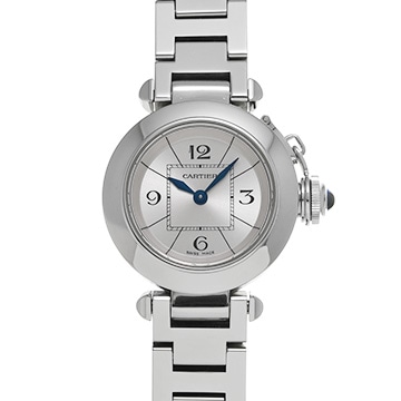 カルティエ ミスパシャ W3140007 シルバー レディース 時計 【中古】【wristwatch】