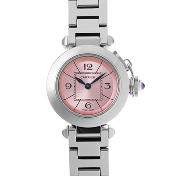 カルティエ ミスパシャ W3140008 ピンク レディース 時計 【中古】【wristwatch】