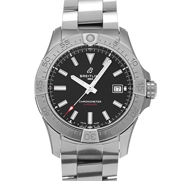 ブライトリング アベンジャー オートマチック 42 A17328101B1A1 ブラック メンズ 時計 【中古】【wristwatch】