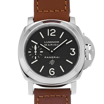 パネライ ルミノールマリーナ ロゴ PAM00005 ブラック メンズ 時計 【中古】【wristwatch】