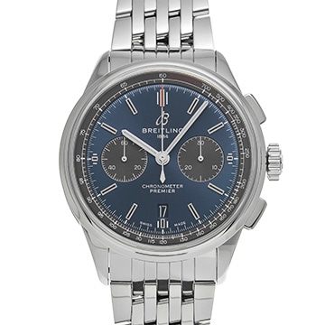 ブライトリング プレミエ B01 クロノグラフ 42 AB0118A61C1A1 ブルー/ブラック メンズ 時計 【中古】【wristwatch】