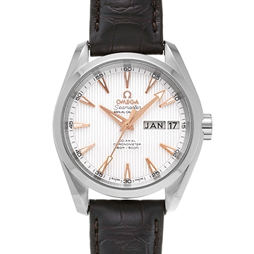 オメガ シーマスター アクアテラ コーアクシャル アニュアルカレンダー 231.13.39.22.02.001 シルバー メンズ 時計 【中古】【wristwatch】