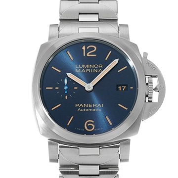 パネライ ルミノールマリーナ PAM01028 ブルー メンズ 時計 【中古】【wristwatch】