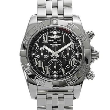 ブライトリング クロノマット 44 AB011012/BD89 ブラック メンズ 時計 【中古】【wristwatch】