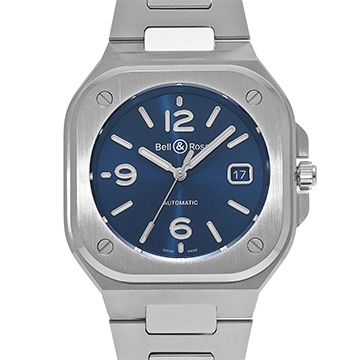 ベル＆ロス BR 05 ブルースチール BR05A-BLU-ST/SST ブルー メンズ 時計 【中古】【wristwatch】