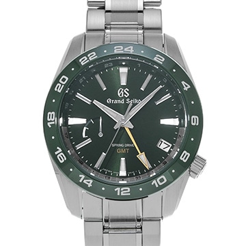グランドセイコー スポーツコレクション スプリングドライブ GMT SBGE257 グリーン メンズ 時計 【中古】【wristwatch】