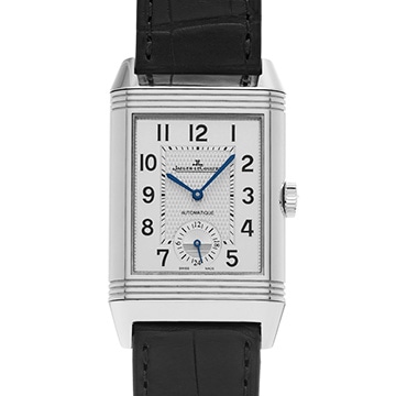 ジャガー ルクルト レベルソ クラシック ラージ デュオ Q3838420 シルバー/ブラック メンズ 時計 【中古】【wristwatch】