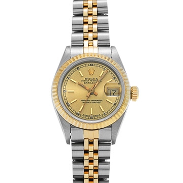 ロレックス デイトジャスト 69173 シャンパン レディース 時計 【中古】【wristwatch】