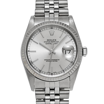 ロレックス デイトジャスト 16234 シルバー メンズ 時計 【中古】【wristwatch】