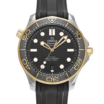 オメガ シーマスター ダイバー300 コーアクシャル マスタークロノメーター 210.22.42.20.01.001 ブラック メンズ 時計 【中古】【wristwatch】