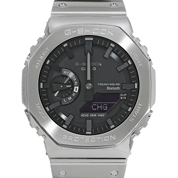 カシオ G-SHOCK GM-B2100シリーズ フルメタル GM-B2100D-1AJF ブラック メンズ 時計 【中古】【wristwatch】