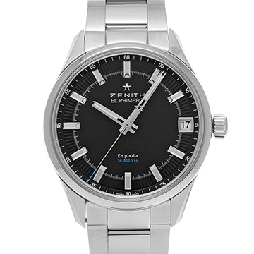 ゼニス エルプリメロ エスパーダ 03.2170.4650/21.M2170 ブラック メンズ 時計 【中古】【wristwatch】