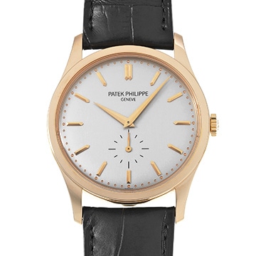 パテック フィリップ カラトラバ 5196R-001 シルバー メンズ 時計 【中古】【wristwatch】