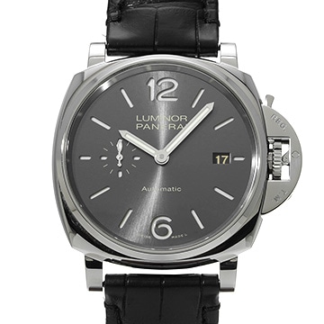 パネライ ルミノール ドゥエ 3デイズ アッチャイオ PAM00904 アンスラサイトグレー メンズ 時計 【中古】【wristwatch】