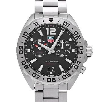 タグ ホイヤー フォーミュラ1 クォーツ WAZ111A.BA0875 ブラック メンズ 時計 【中古】【wristwatch】