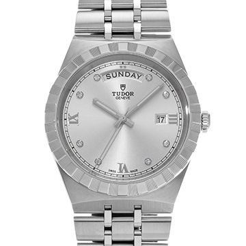 チューダー / チュードル ロイヤル 28600 シルバー/ダイヤモンド メンズ 時計 【中古】【wristwatch】