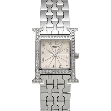 エルメス Hウォッチ HH1.230 アイボリー レディース 時計 【中古】【wristwatch】