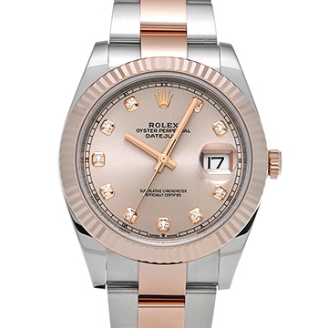 ロレックス デイトジャスト 41 126331G サンダスト/ダイヤモンド メンズ 時計 【中古】【wristwatch】