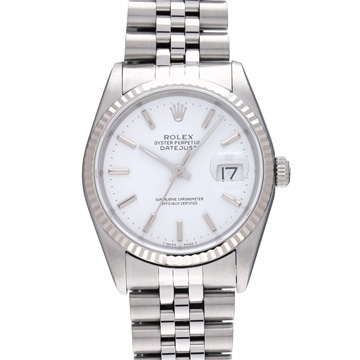 ロレックス デイトジャスト 16234 ホワイト メンズ 時計 【中古】【wristwatch】