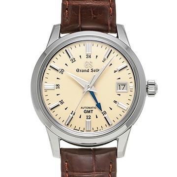 グランドセイコー ヘリテージコレクション GMT SBGM221 アイボリー メンズ 時計 【中古】【wristwatch】