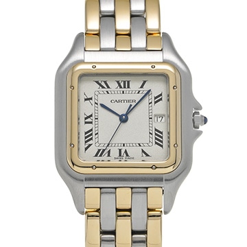 カルティエ パンテール LM W25027B8 シルバー メンズ 時計 【中古】【wristwatch】