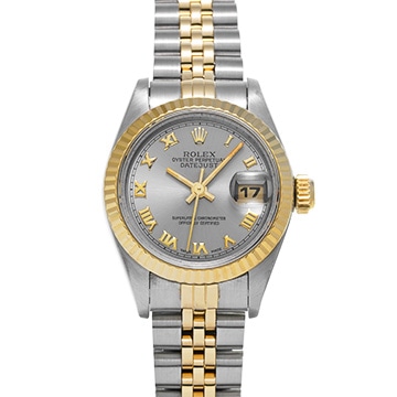 ロレックス デイトジャスト 69173 グレー レディース 時計 【中古】【wristwatch】