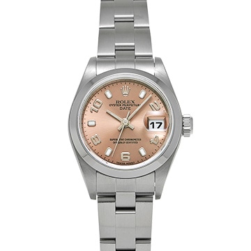 ロレックス オイスターパーペチュアル デイト 79160 ピンク レディース 時計 【中古】【wristwatch】