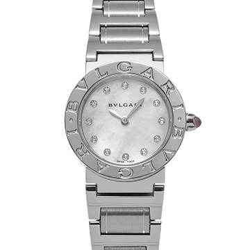 ブルガリ ブルガリブルガリ BBL26S ホワイトシェル/ダイヤモンド レディース 時計 【中古】【wristwatch】