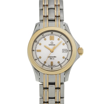 オメガ シーマスター 120 デイト 2311.20 ホワイト メンズ 時計 【中古】【wristwatch】