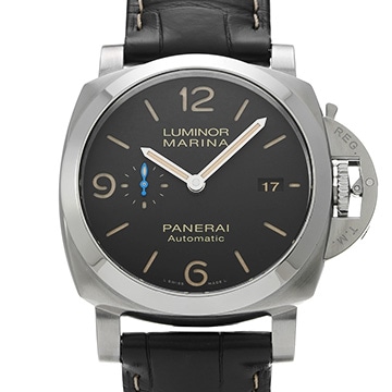 パネライ ルミノールマリーナ 1950 3デイズ アッチャイオ PAM01312 ブラック メンズ 時計 【中古】【wristwatch】