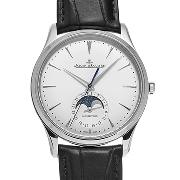 ジャガー ルクルト マスター ウルトラスリム ムーン Q1368430 シルバーグレー メンズ 時計 【中古】【wristwatch】