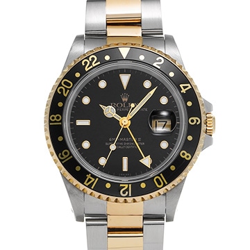 ロレックス GMTマスターII 16713 ブラック メンズ 時計 【中古】【wristwatch】