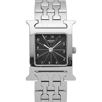エルメス Hウォッチ HH1.210 ブラック レディース 時計 【中古】【wristwatch】