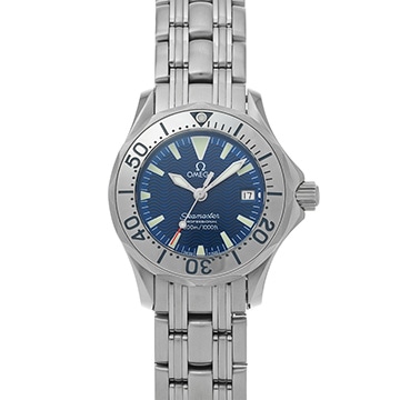 オメガ シーマスター 300 ジャック・マイヨール 1999 2584.80 ブルー レディース 時計 【中古】【wristwatch】