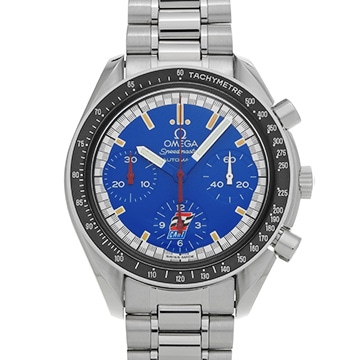 オメガ スピードマスター レーシング ミハエル・シューマッハ 3510.80 ブルー メンズ 時計 【中古】【wristwatch】