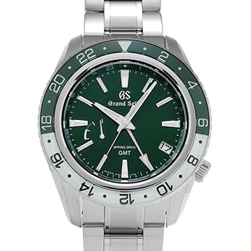 グランドセイコー スポーツコレクション スプリングドライブ GMT SBGE295 グリーン メンズ 時計 【中古】【wristwatch】