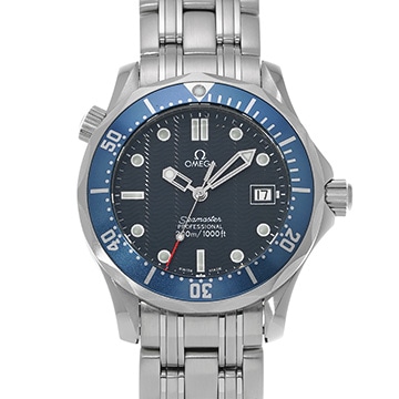 オメガ シーマスター プロフェッショナル 300 ミッドサイズ 2561.80 ブルー ユニセックス 時計 【中古】【wristwatch】