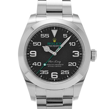 ロレックス エアキング 116900 ブラック メンズ 時計 【中古】【wristwatch】