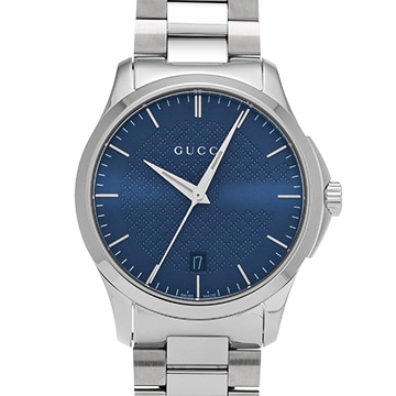 グッチ Gタイムレス YA126440 ブルー メンズ 時計 【中古】【wristwatch】